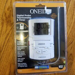 Oneida Digital Probe thermometer and timer - NEW, Rare